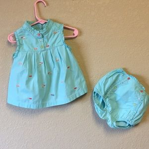 Janie and Jack Baby Dress & Bloomers